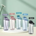 thumbnail image 2 of Botella de agua de 2L con marcador y pajita Agua de gran capacidad Leyfeng  Pava, 2 of 7