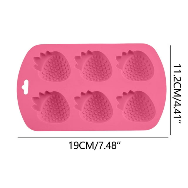 Moldes de Resina Silicona - Moldes para Hornear de Múltiples Usos para Frutas - Hornear, Congelar Y Artesanías