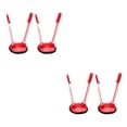 thumbnail image 3 of Ounissouiy Paquete de 2 bolsas de preparación de alimentos, soporte para estante, bolsas de sándwich reutilizables ajustables, soporte de manos Rojo 2piezas, 3 of 6