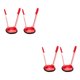 thumbnail image 3 of Ounissouiy Paquete de 2 bolsas de preparación de alimentos, soporte para estante, bolsas de sándwich reutilizables ajustables, soporte de manos Rojo 2piezas, 3 of 6