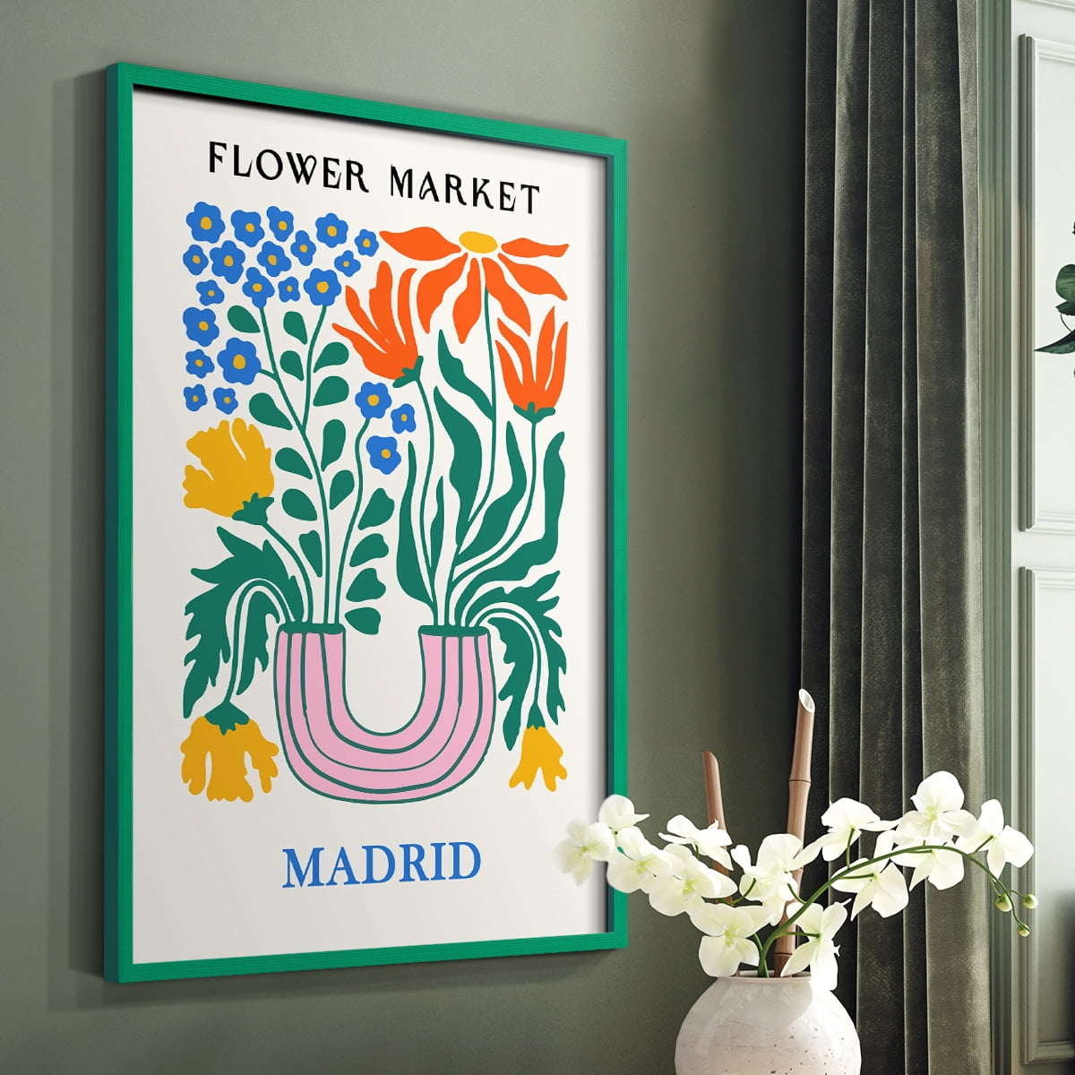 Matisse X Framed Print - Solid Wood