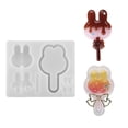 thumbnail image 2 of Lollipop Resin Shaker Pendant Decoration Silicone Keychain Mold Easy to, 2 of 18