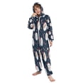 thumbnail image 5 of Vzayyk 4T-14Y Size Aviliable Cozy One-Piece Footless Sleeper Pajama Santa Faces, 5 of 8