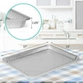 thumbnail image 6 of PLASTICPRO Aluminum Foil Cookie Sheets for Baking 13” x 17” Sheet Pans, 20-Pack, 6 of 7