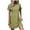 Army Green, variant on Efsteb Dresses for Women 2025 V-Neck Loose Dress Short Sleeve Casual Sundresses Comfy Fashion Classic Solid Color Loose Sundresses for Women (Navy,S)