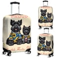thumbnail image 2 of Happy Mother's Day Proud Scottish Terrier Mom Travel Luggage Cover Scottie Dog Lover Gifts Suitcase Dust Protective Decor - 03003, 2 of 5