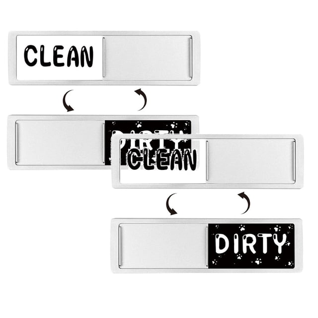 Trashcans For Bedroom KitchenTour Dishwasher Magnet Clean Dirty Sign Upgrade Super Strong Clean Dirty Magnet For Dishwasher Large Text Easy To Read Non Scratch Indicator Kitchen Decor Silver