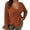 01 Orange, variant on Women Plus Top 5XL Sweater Top Tunic Top Pullover Lady Top Long Sleeve Daily V-neck Autumn Daily Sweater Top Loungewear Striped Cogild
