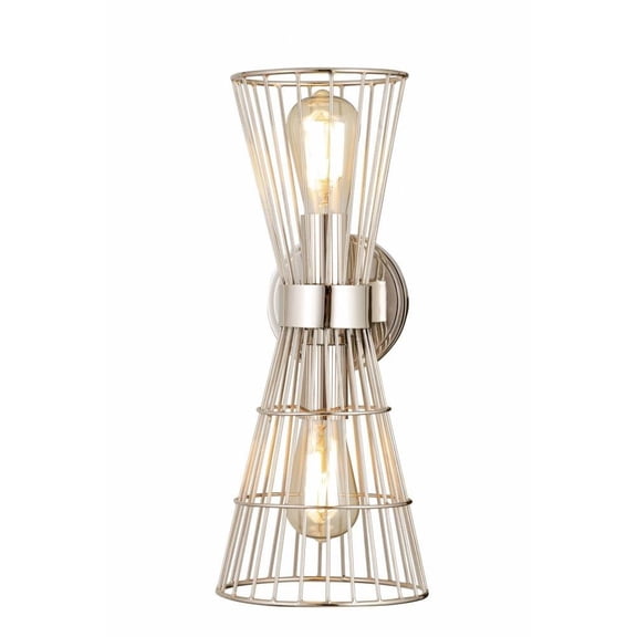 2 Light Wall Sconce-Polished Nickel Finish Bailey Street Home 372-Bel-4529470