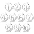 thumbnail image 1 of Miangastore Supports de Numéros de Table en Acrylique 10 Pcs 4.1X4In, 1 of 8