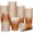 White, variant on 100 Pcs Cielito Lindo Baby Shower Decorations Disposable Mexican Party Cups Copas De Barro Paper Cups for Birthday Wedding Party Supplies(Mexican,Brown)