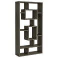 thumbnail image 4 of Newboti Furniture Weathered Grey 10-Shelf Open Back Bookcase 12441, 4 of 11