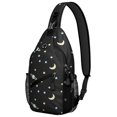 thumbnail image 1 of Astronaut Themed Crossbody Bag - Lightweight Chest Backpack for Commuting - Anti-Theft & Travel-Ready, 1 of 5