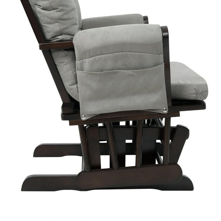 Northcrest andrew fabric glider rocker recliner with ottoman on sale