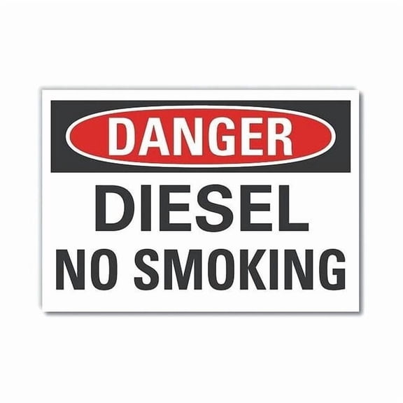 Lyle Danger Sign,7 inx10 in,Non-PVC Polymer LCU4-0392-ED_10x7