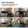 thumbnail image 3 of MODVEL Back Brace Black (Plus Size), 3 of 9