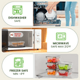 thumbnail image 5 of GPED 20 Pcs Food Storage Containers with Lids, Airtight Stackable Kitchen Bowls Set Meal Prep Containers-BPA Free Leak Proof Plastic Lunch Boxes- Freezer Microwave Safe (10 Lids + 10 Containers), 5 of 8