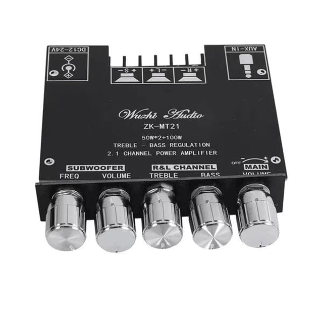 MT21 2.1-Channel AUX Digit Audio Power Module High Power Sound Amp Suitable for 20-100W Horns