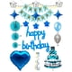 thumbnail image 2 of Set De 24pz De Globos Decorativos VIMI Metalicos Pastel azul, 2 of 13