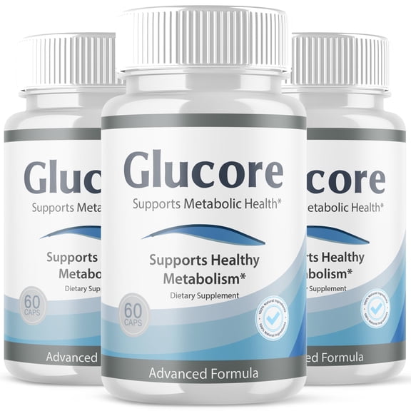 Glucore Blood Support Pills Advanced Formula Vitamin Supplement 180 Capsules