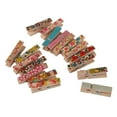 thumbnail image 5 of Pack of 50Pcs Mini Clothespins, Small Wooden Clothes Pins, Photo Paper Craft Clips for Hanging Decorations, 35x10mm, 5 of 8