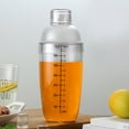 thumbnail image 2 of Thickened Manual Hand Shaking Cocktail Shaker with Clear Scale Bar Bartender Tool, 2 of 8