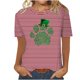 thumbnail image 1 of Camisetas Casuales de Mujer Nueva Moda Impresa Cuello Tripulado Manga Corta, Top Ligero para Diario Y Fiesta, 1 of 4