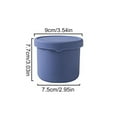 thumbnail image 2 of DPTALR Silicone Lunch Box, Vegetable And Fruit Refrigerator Fresh-keeping Box, Portable And Sealed, 2 of 2