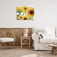 thumbnail image 2 of Stupell Industries Rustic Bloom Sunflowers Canvas Wall Art, design by Kim Allen, 2 of 7