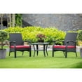 thumbnail image 3 of East West Furniture Wicker Patio Set Black, DTL3C01B, 3 of 3
