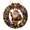 Multicolor-C, variant on Christmas Pearl & Diamond Art Kit with LED String Lights 10 Inch Suncatcher Wreath with Pearl Beads