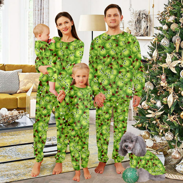 Funny Family Christmas Pjs Matching Sets,Pijamas NavideñAs,Pajama Set For  Women