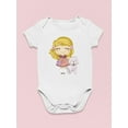 thumbnail image 3 of Girl With Pet Dog Bodysuit Infant -Image by Shutterstock,  18 Months, 3 of 4