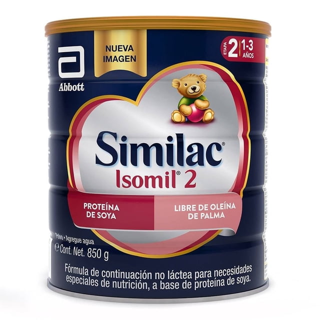 Fórmula de continuación no láctea Similac Isomil etapa 2 de 1 a 3 años 850 g
