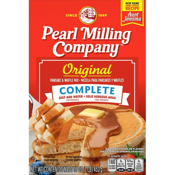 Pearl Milling Company Waffle & Pancake Dry Mix Original Complete 16oz Single Box Just Add Water