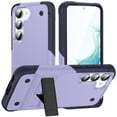 thumbnail image 1 of ELEHOLD Rugged Case for Samsung Galaxy S23,Hybrid Military Grade Drop Protection Built-in Hidden Kickstand Shockproof Armor Cover for Samsung S23 6.1",Lightpurple, 1 of 7
