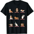 thumbnail image 2 of English Bulldog Yoga Puppy Yoga Poses and Meditation T-Shirt, 2 of 3