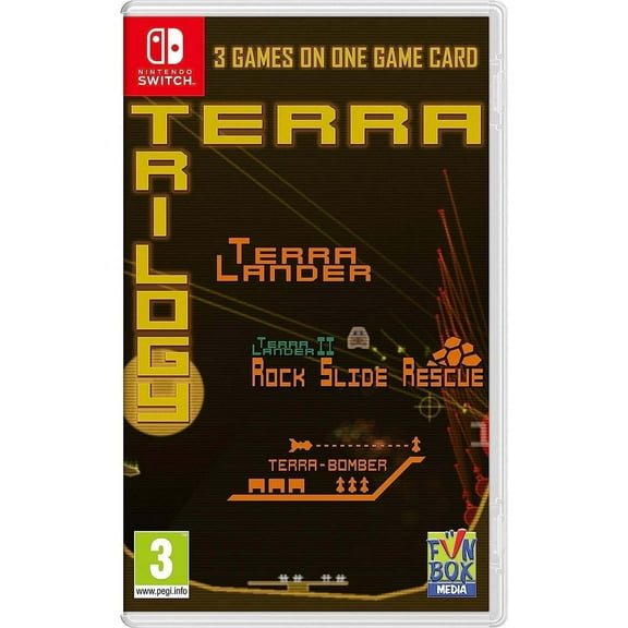 Terra Trilogy [Nintendo Switch, 3 Retro Arcade Games] NEW