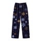 thumbnail image 5 of Pantalones largos de franela a cuadros, térmicos, casuales, de moda, para niños y niñas., 5 of 5