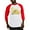 Red/White, variant on CafePress - Ray Of Sunshine Baseball Jersey - Cotton Baseball Jersey, 3/4 Raglan Sleeve Shirt