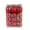 Red, variant on Bouanq 30mm Christmas Ball Ornaments Bronze Shatterproof Christmas Decorations Tree Balls Small for Halloween Xmas Holiday Decoration