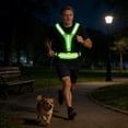 thumbnail image 5 of Kieccall LED Reflective Running Gear High Visibility Rechargeable Adjustable Vest for Men Women Outdoor Sports, 5 of 6