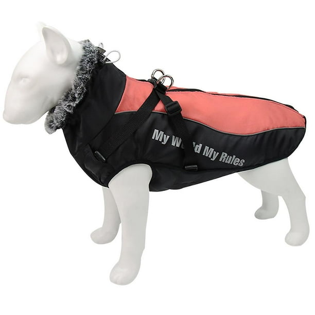 xl Suéter para perros Ropa para perros grandes Ropa para mascotas Ropa reflectante y cálida para perros Ropa acolchada de algodón Xl