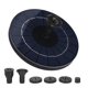 thumbnail image 1 of Fuente de baño para pájaros, Fuente de baño para pájaros flotante Fuente para pájaros con energía solar flotante Fuente para pájaros con energía solar Características líderes en su clase, 1 of 8