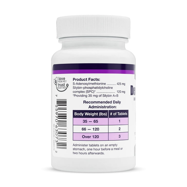 Nutramax Denamarin Tablets, SAMe and Silybin, Liver Support for