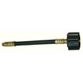 thumbnail image 2 of Marshall Excelsior MER425-36 Flexible Pigtail Hose with Green Female Type 1 Acme Nut x 1/4" Male Inv. Flare - 36", Bulk Packaged, 2 of 3