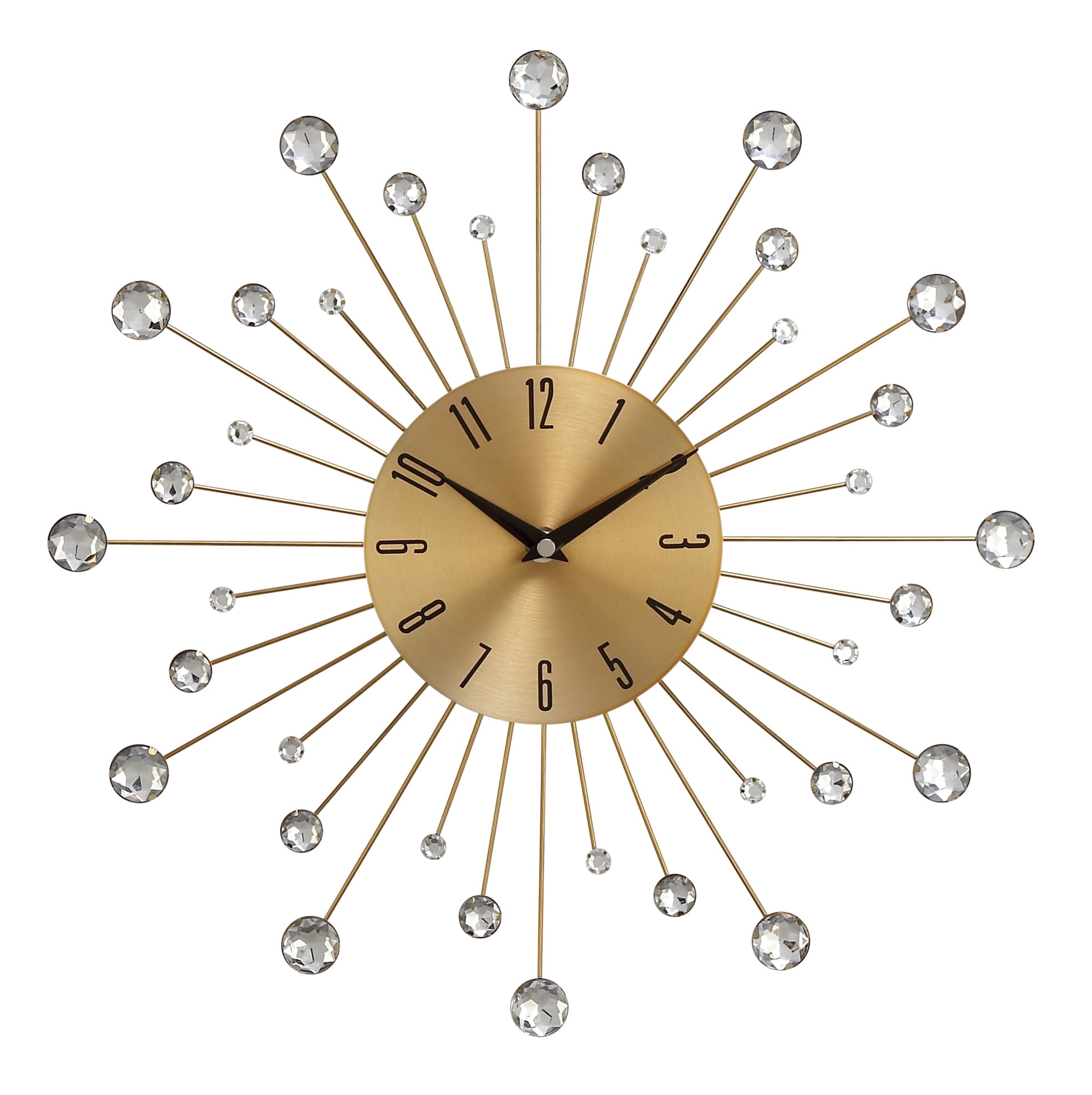 1 Pack JT Home Decor 12.5 Round Blue and Silver Wall Clock 1 Pack JT Home Decor 12.5 Round Blue and Silver Wall Clock