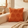 thumbnail image 5 of ShaoXinWan Fall Maple Leaf Throw Pillow Cover, Embossed Cushion Case with Beautifully Detailed Autumn Texture Accent, Fall Decor for Sofa Living Room, 5 of 7