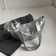 thumbnail image 4 of Bolso de hombro de media luna para mujer bandolera de piel sintética con bola de masa bolso de viaje para mujer, 4 of 9