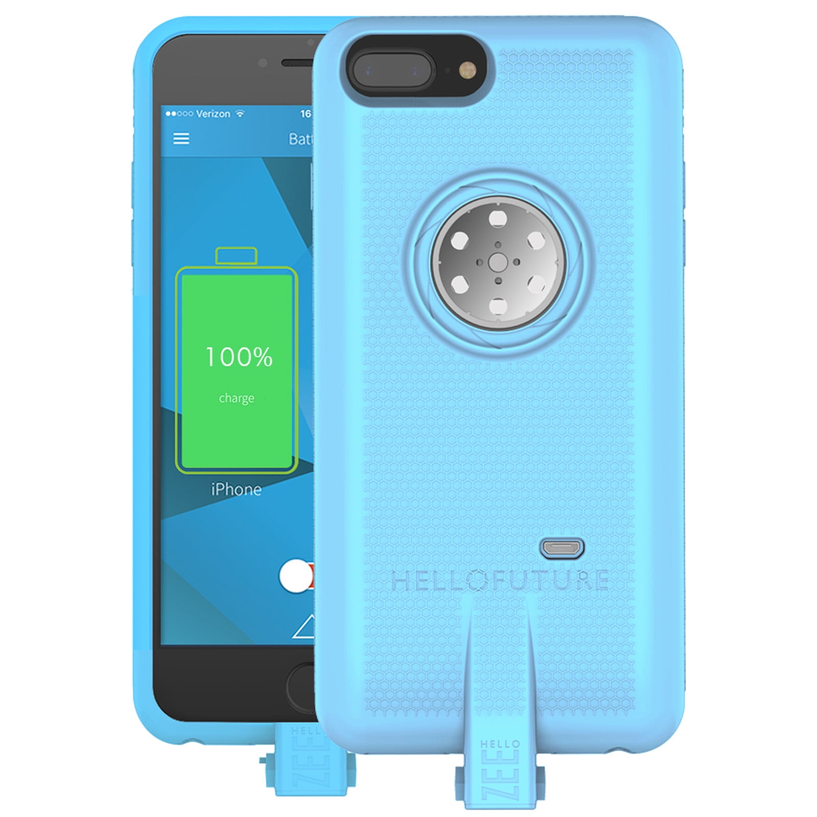 Hello Zee Wireless Charging Battery Case for iPhone 6+/6s+/7+/8+